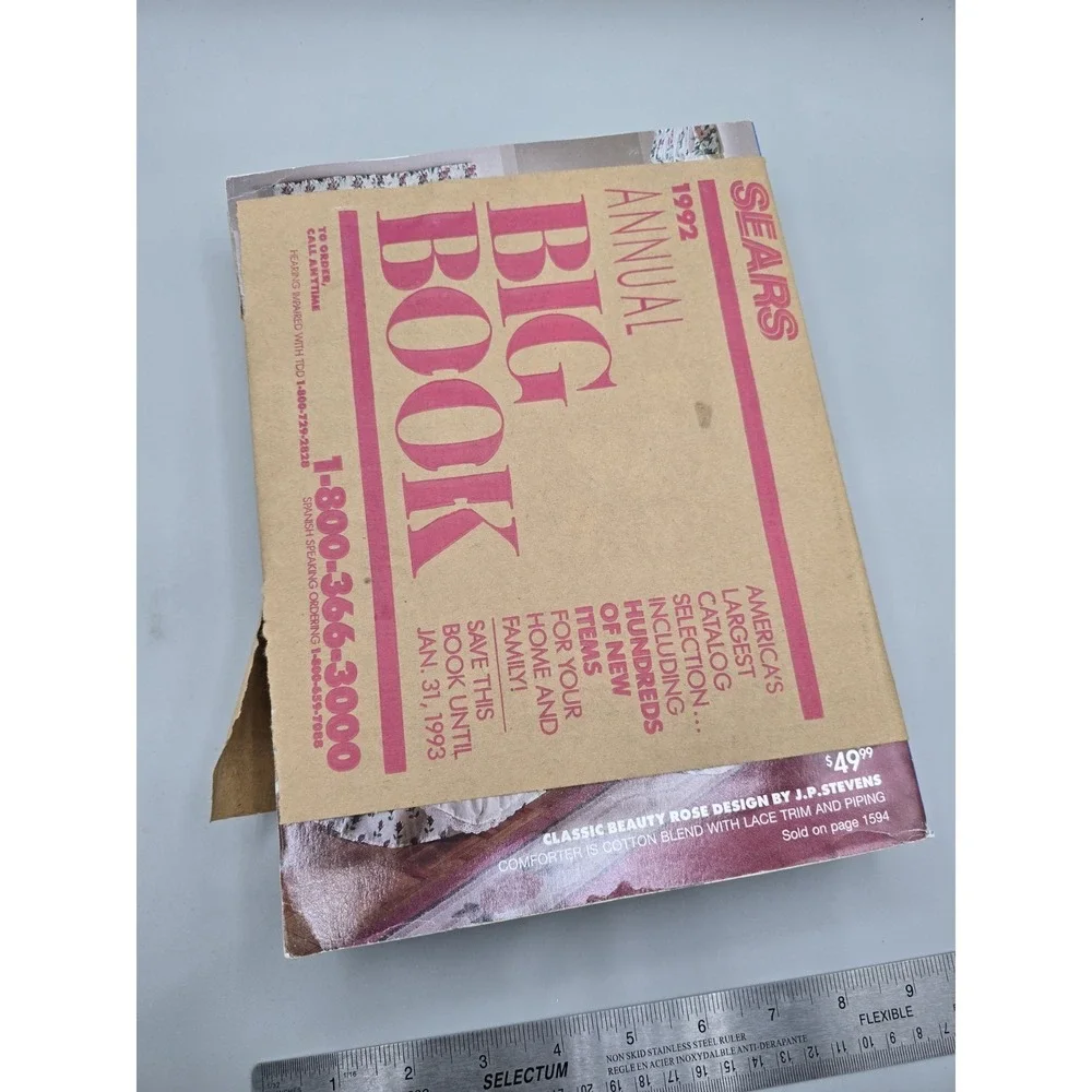 NOS Sears 1992 Annual Big Book Catalog Edition 284 - Picture 2 of 6